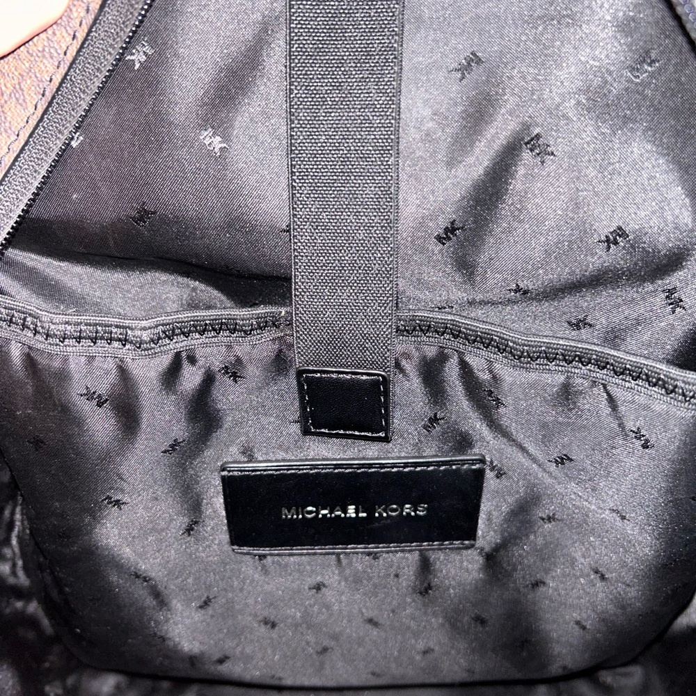 Michael Kors Greyson Monogram Backpack - Brown An… - image 8